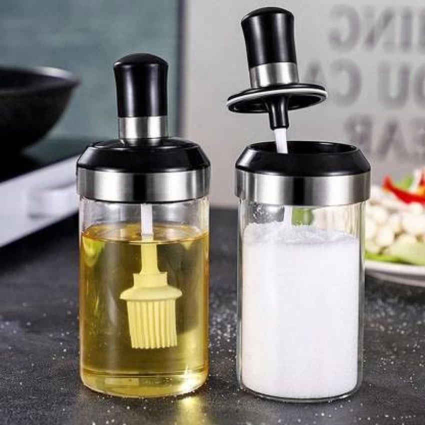 Oil Bottle With Brush